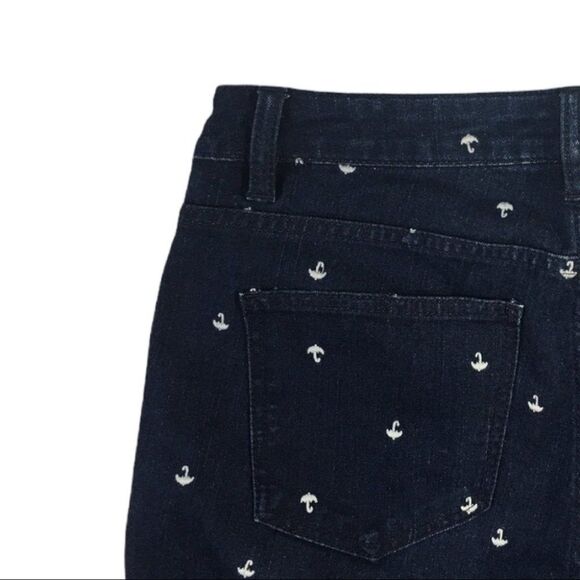 WJ27 Women’s Talbots Signature Slim Ankle Umbrella Dark Denim Jeans 27 - Picture 3 of 4